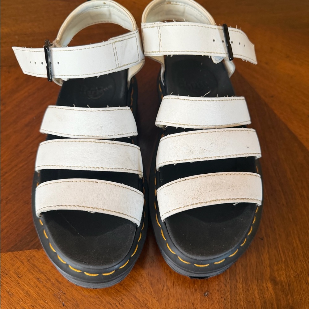 Dr. Martens White Multi-Strap Women's Sandals